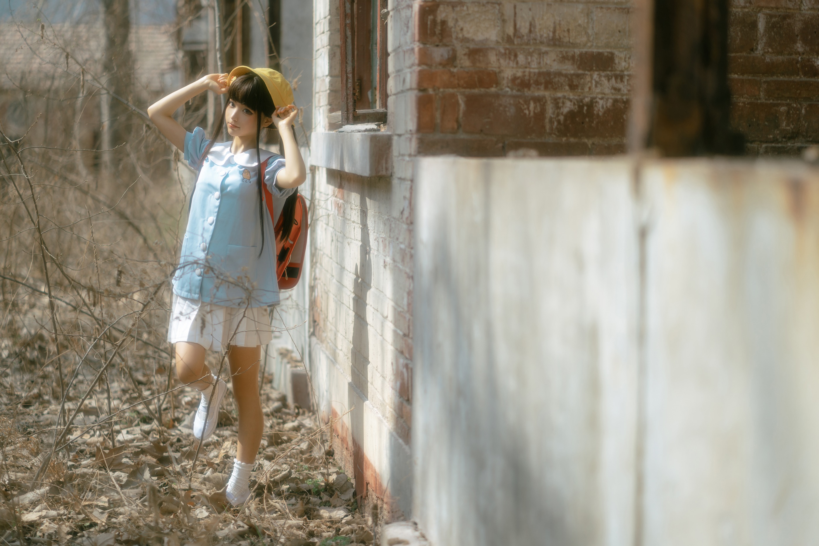图片[1]-蠢沫沫 – NO.175 小黄帽 绅士版 [156P]-XikXak